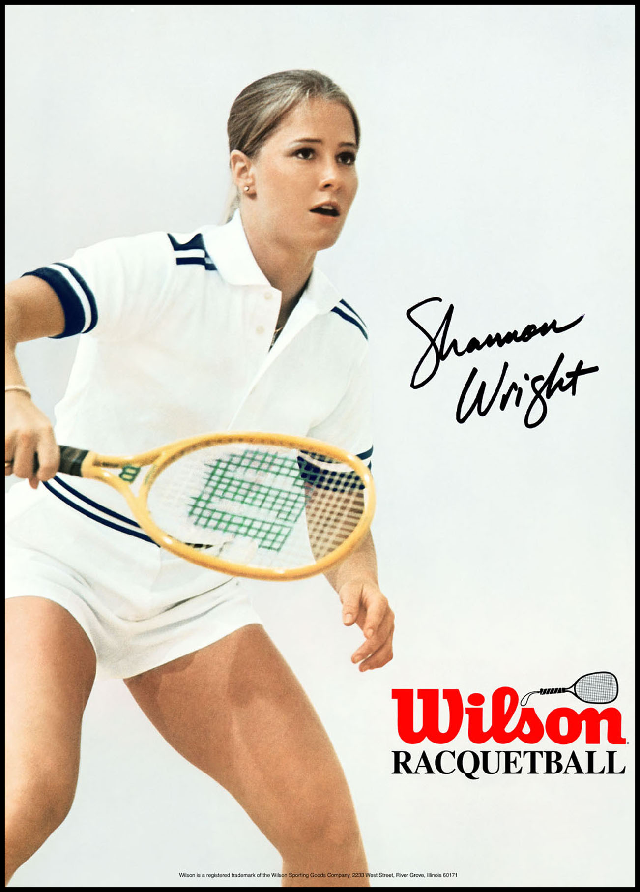 Racquetball Magazine, Nov-Dec 2003 historical Wilson advert